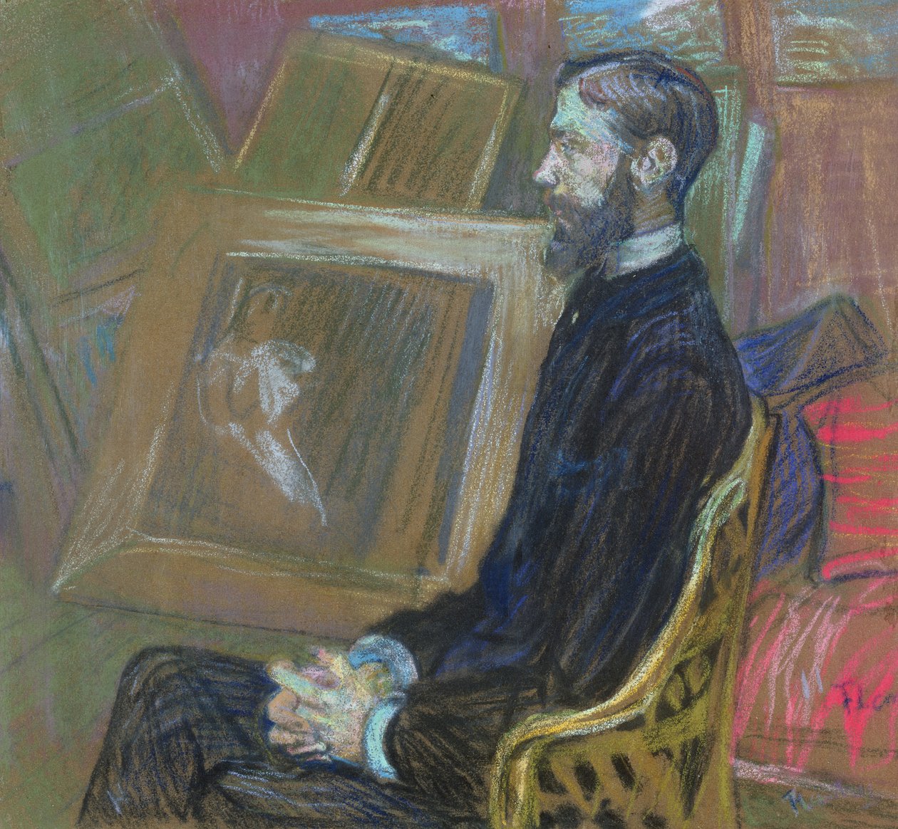 Portrait de M. Georges Henri Manuel, 1891 - Henri de Toulouse Lautrec