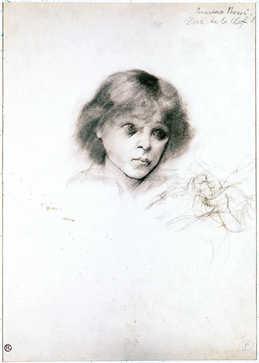 Portrait de Severino Rossi. 1883 - Henri de Toulouse Lautrec