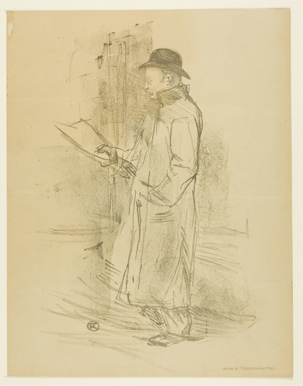 Programme pour le bénéfice de Gémier - Henri de Toulouse Lautrec