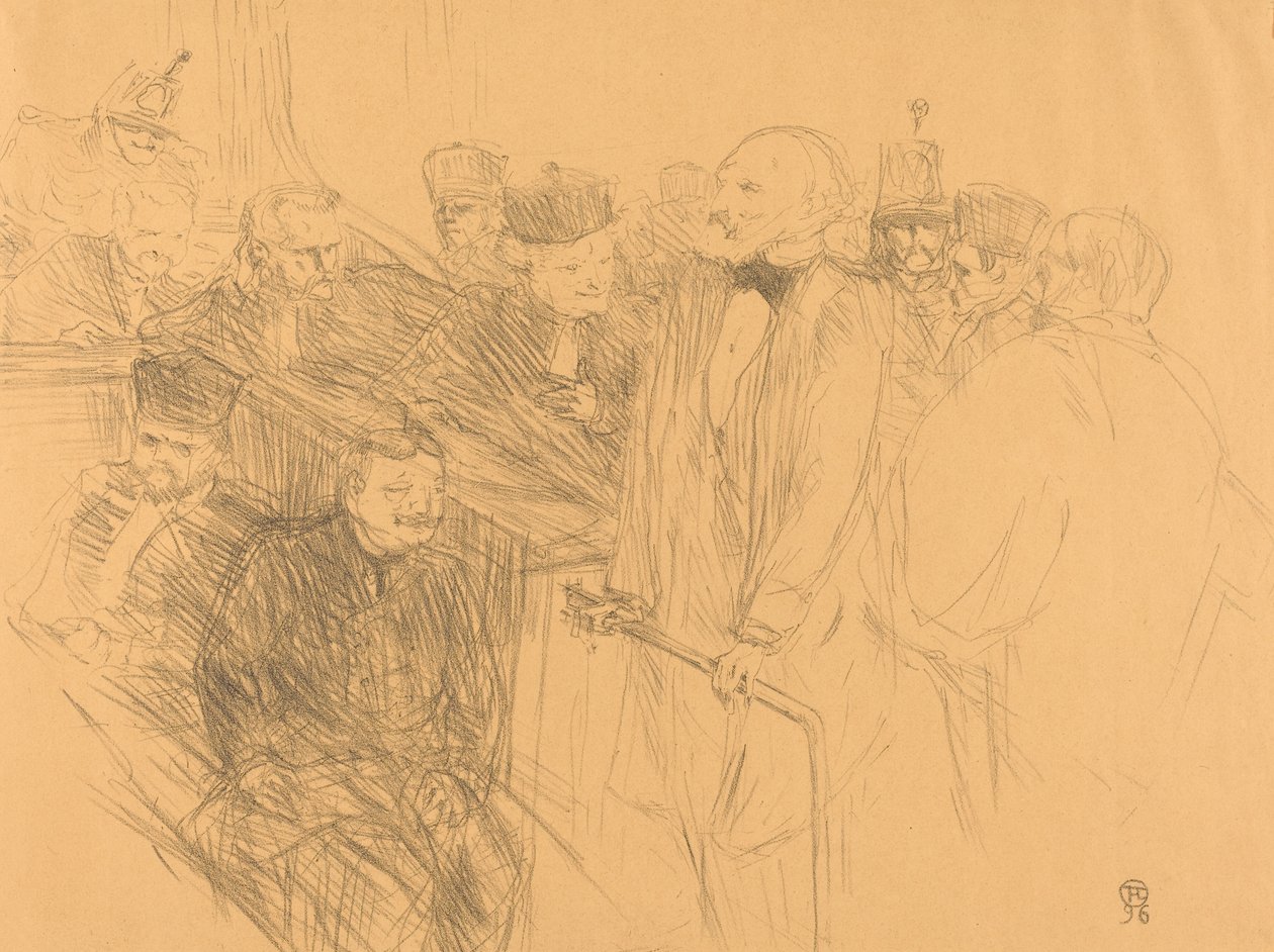 Déposition Ribot, 1896 - Henri de Toulouse Lautrec
