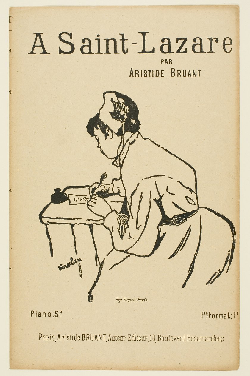 À Saint-Lazare - Henri de Toulouse Lautrec