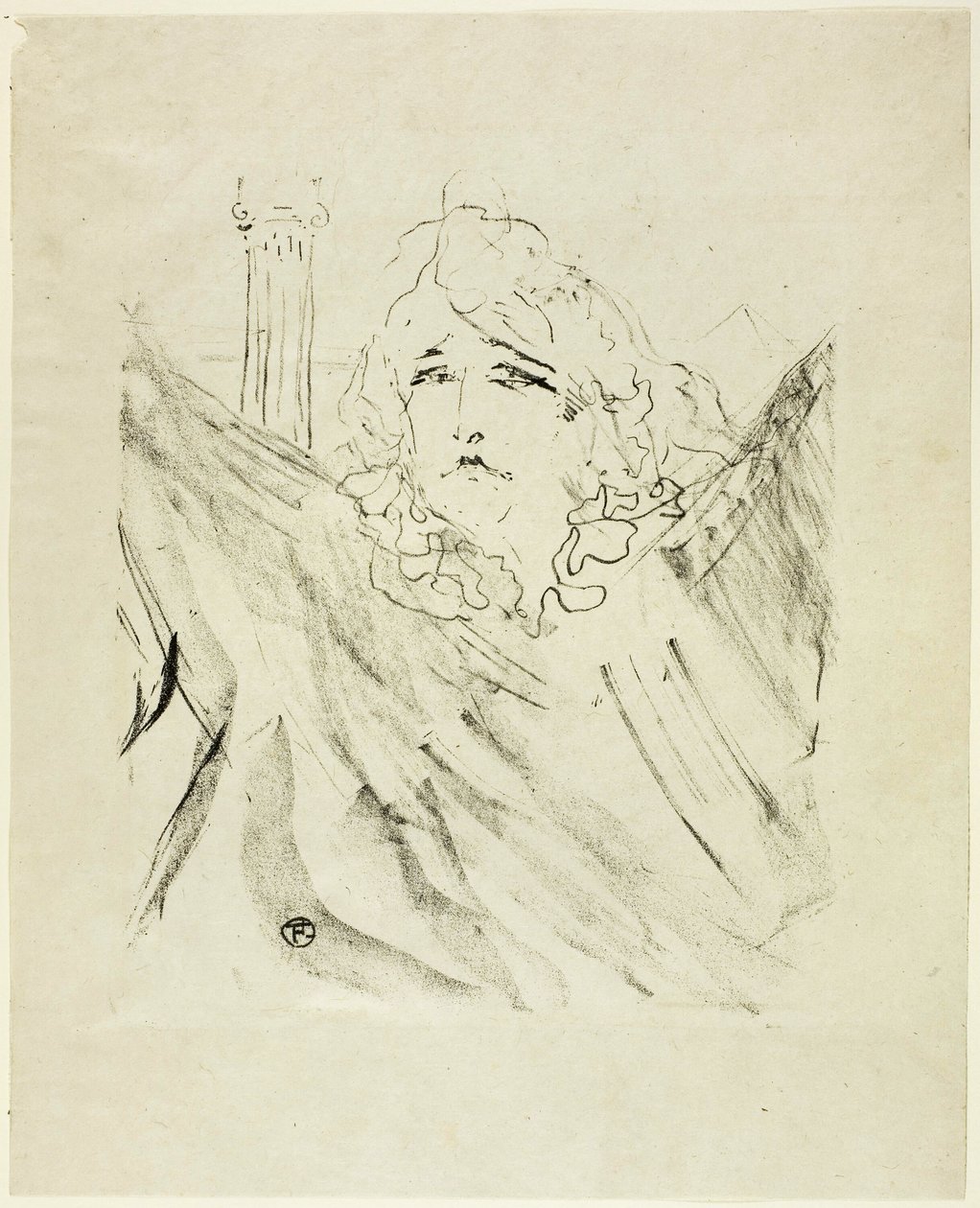 Sarah Bernhardt, de Treize Lithographies - Henri de Toulouse Lautrec