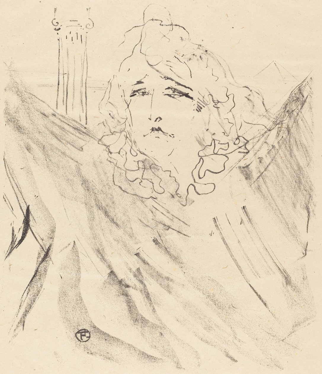 Sarah Bernhardt dans Cléopâtre, 1896 - Henri de Toulouse Lautrec