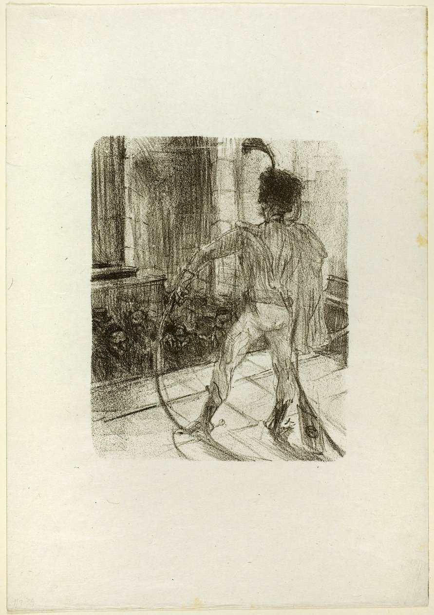 Schlomé Fuss dans la synagogue, de Au Pied du Sinaï - Henri de Toulouse Lautrec