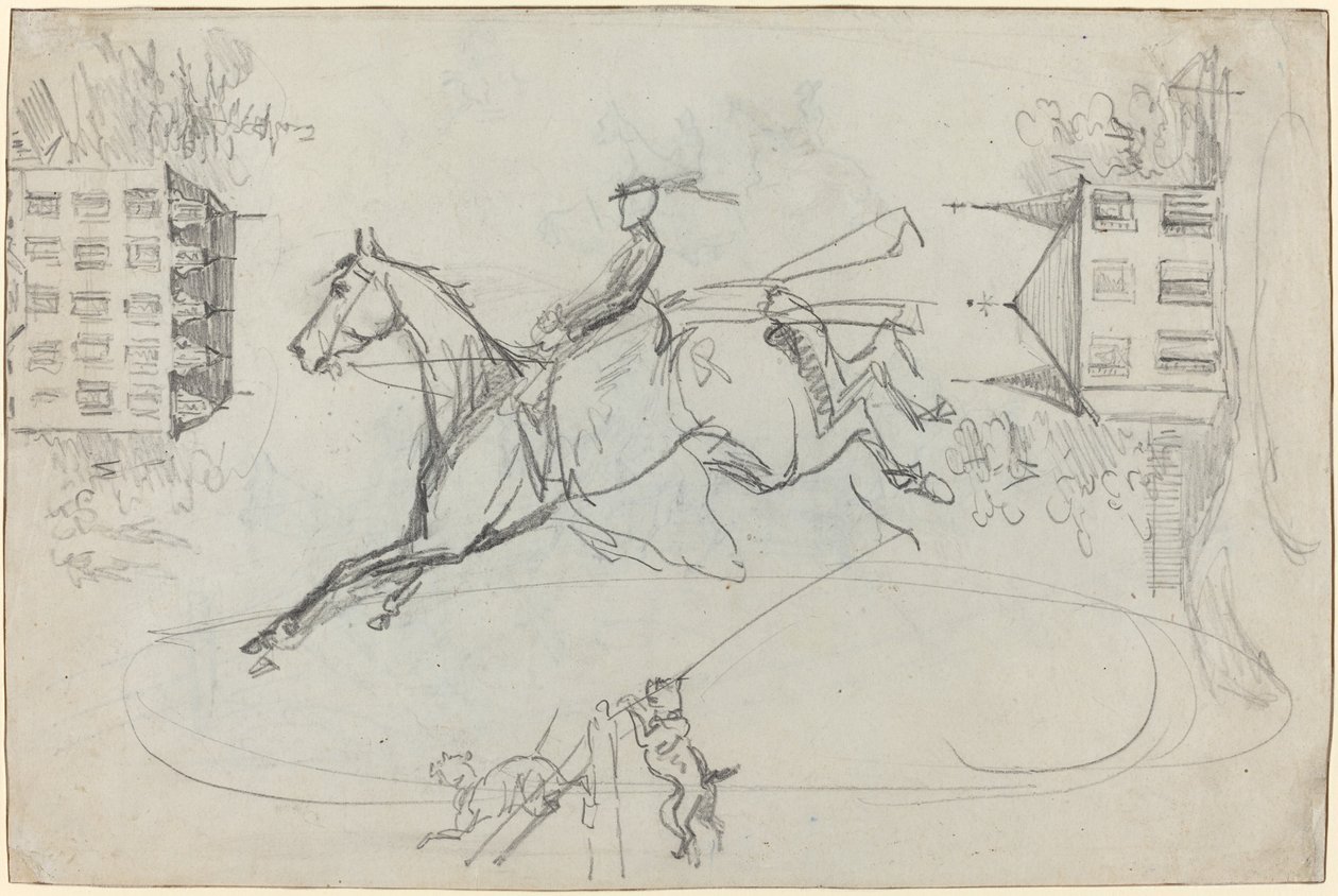 Feuille de croquis, vers 1881 - Henri de Toulouse Lautrec