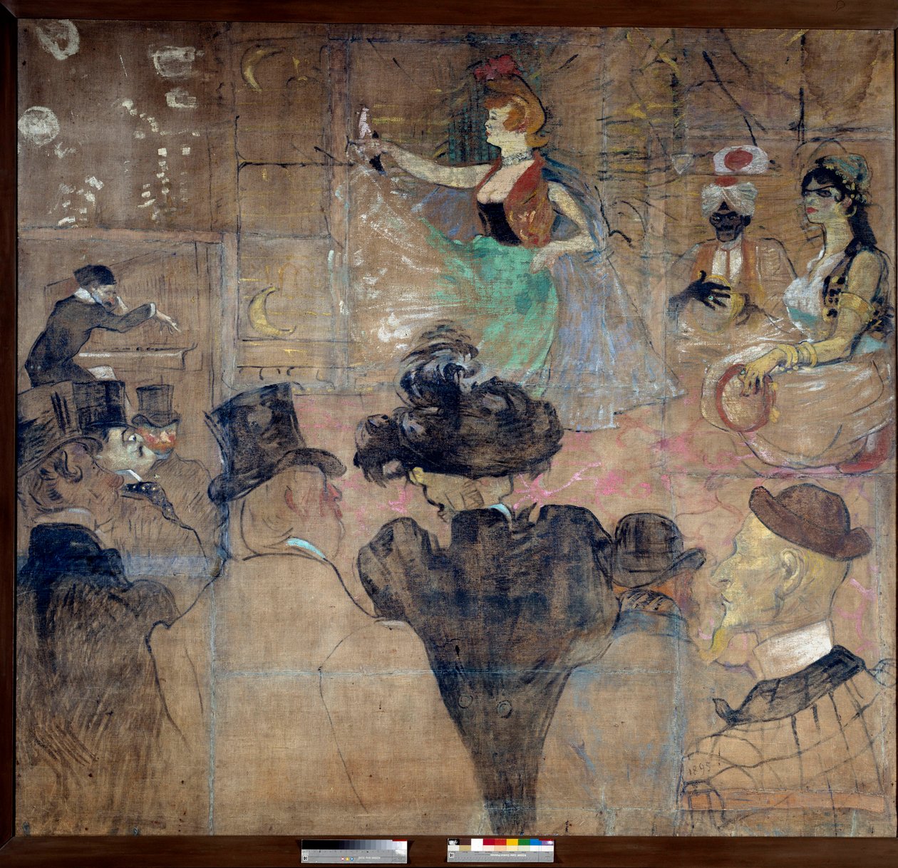 Enseigne pour la maison de la Goulue (Weber Louise dit La Goulue) - Henri de Toulouse Lautrec