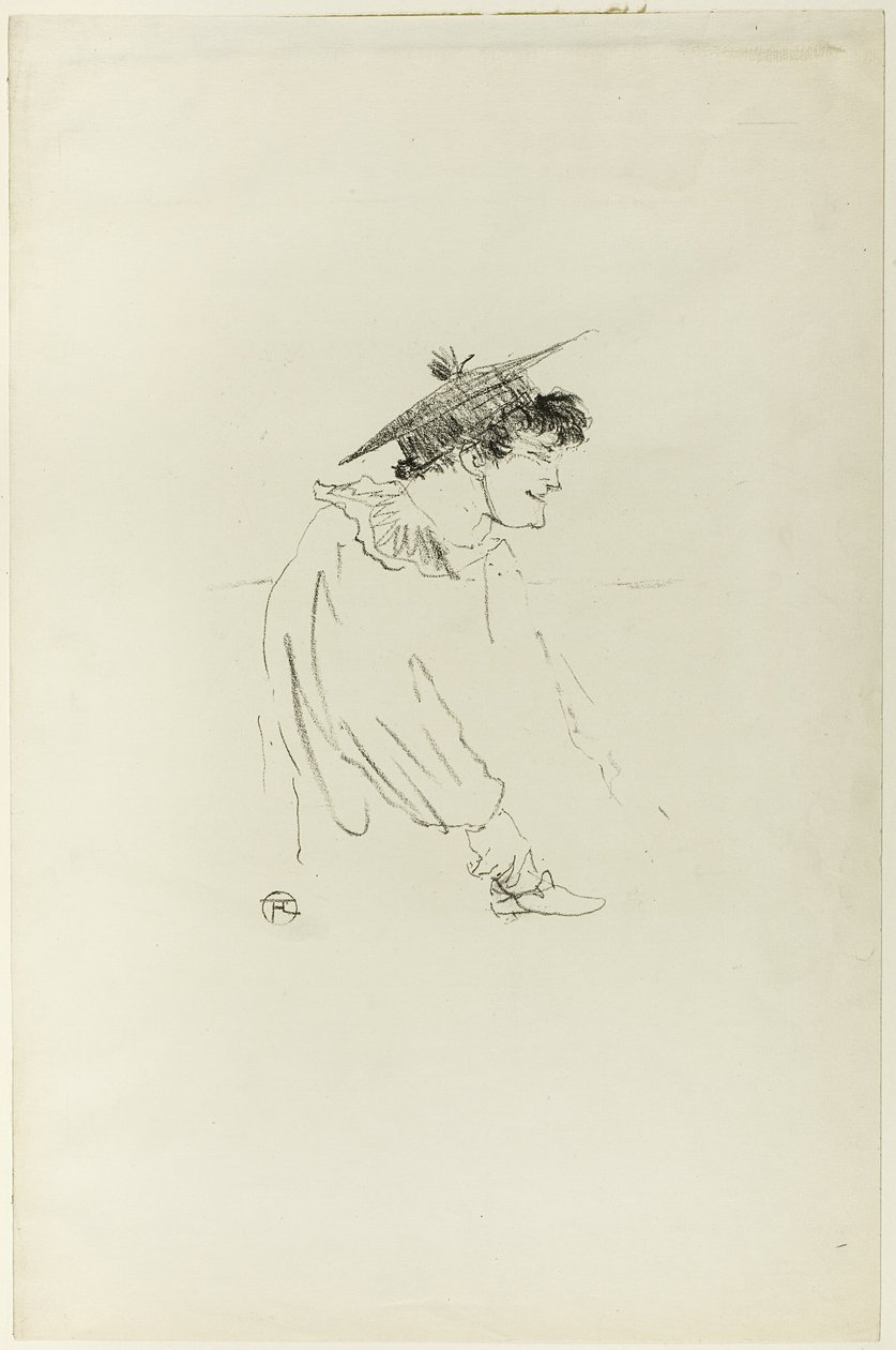Petite Fille Anglaise (Miss Dolly) - Henri de Toulouse Lautrec