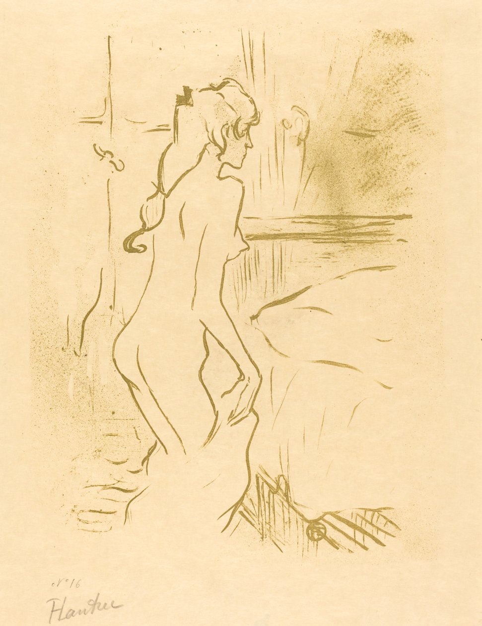 Étude de femme - Henri de Toulouse Lautrec