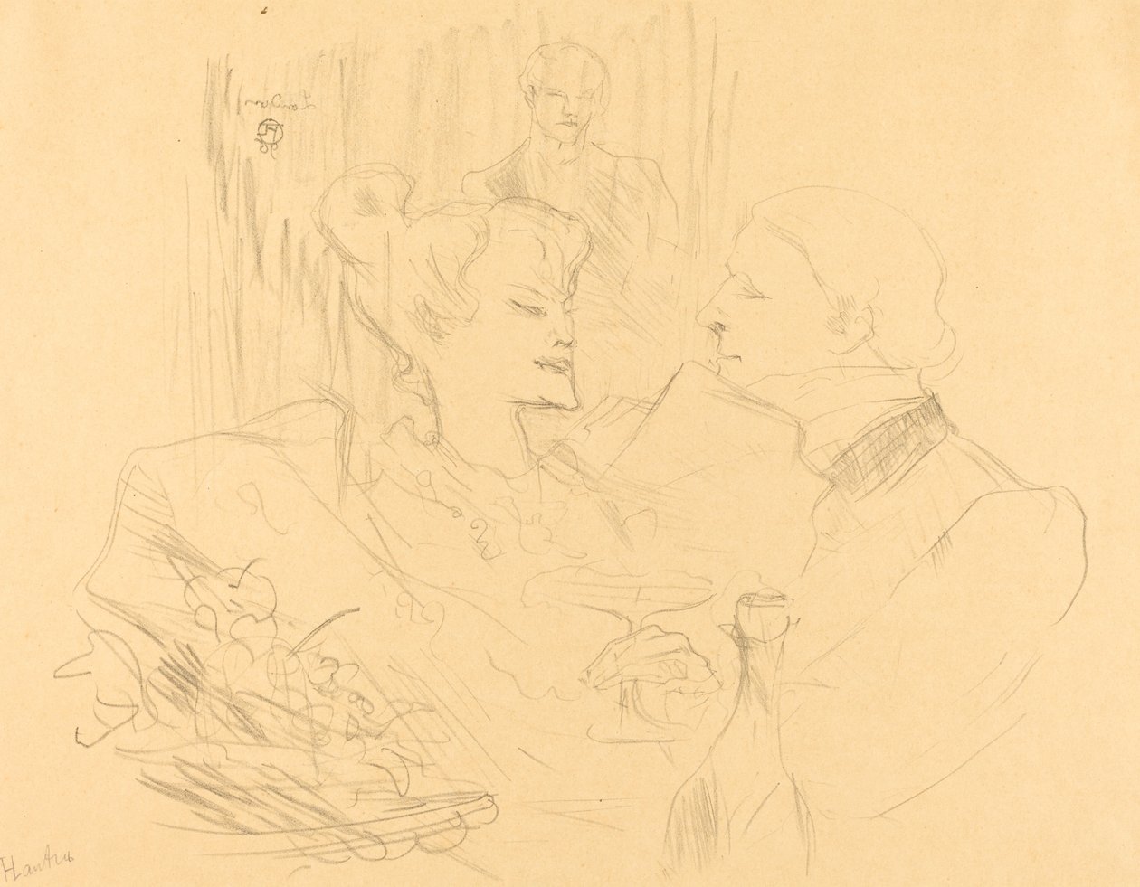 Souper à Londres, 1896 - Henri de Toulouse Lautrec