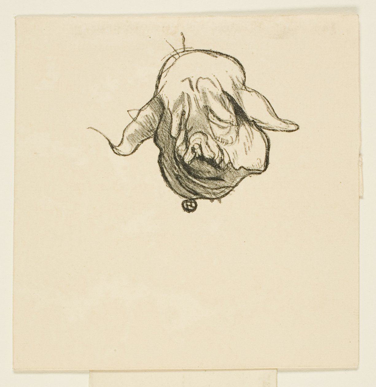 Cul-de-lampe de Au Pied du Sinaï - Henri de Toulouse Lautrec