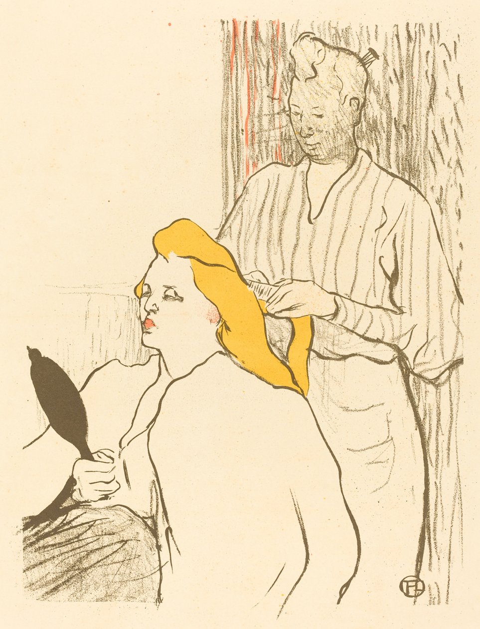 Le coiffeur - Programme du Théâtre Libre, 1893 - Henri de Toulouse Lautrec