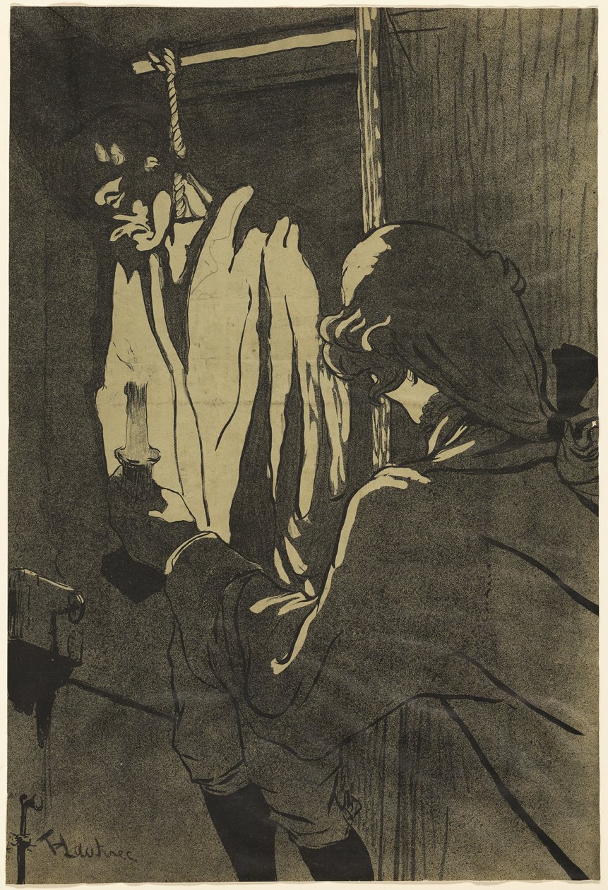 Le pendu - Henri de Toulouse Lautrec