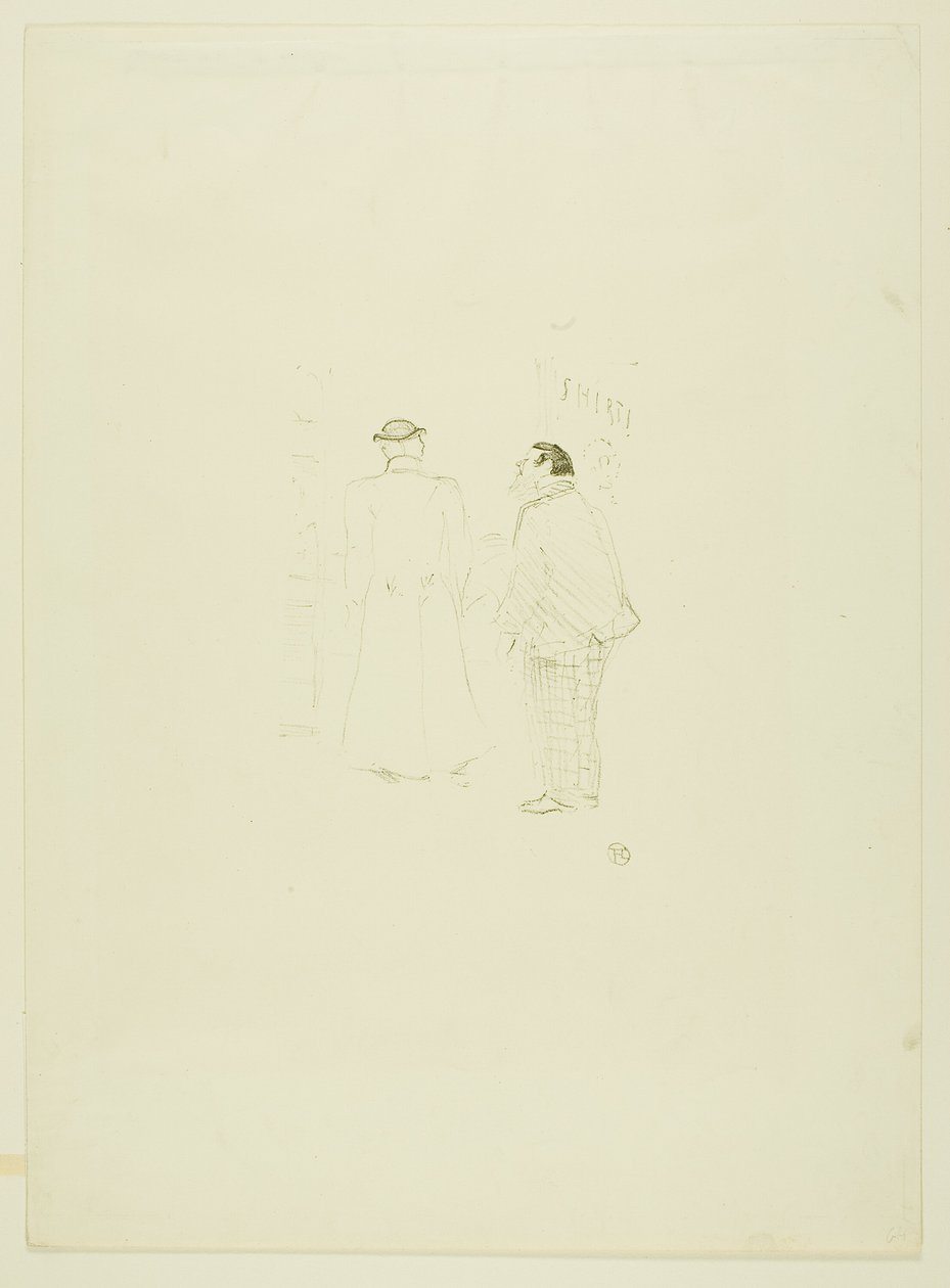 Le chef vendeur chez Jourdan et Brown - Henri de Toulouse Lautrec