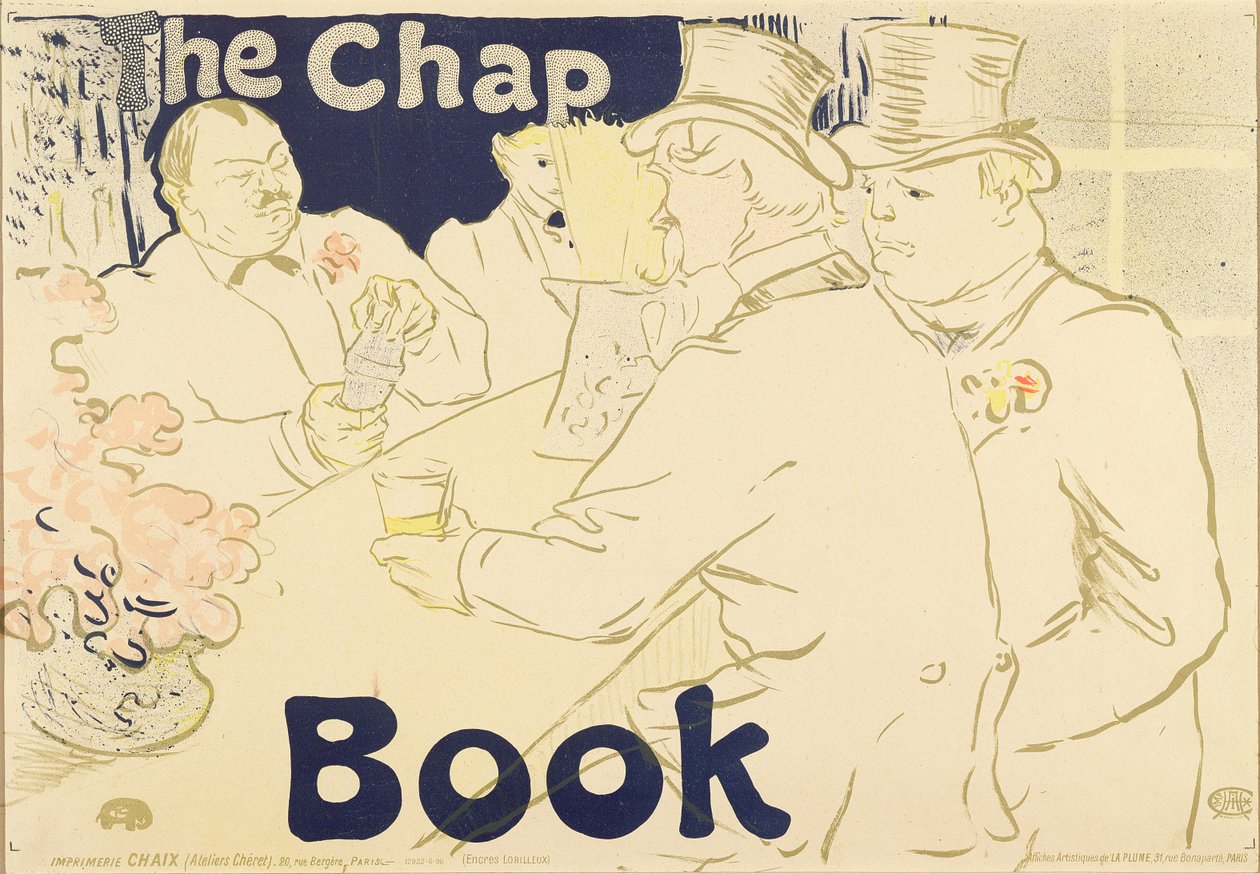 Le Bar Irlandais et Américain, rue Royale, affiche pour The Chap Book, 1895 - Henri de Toulouse Lautrec