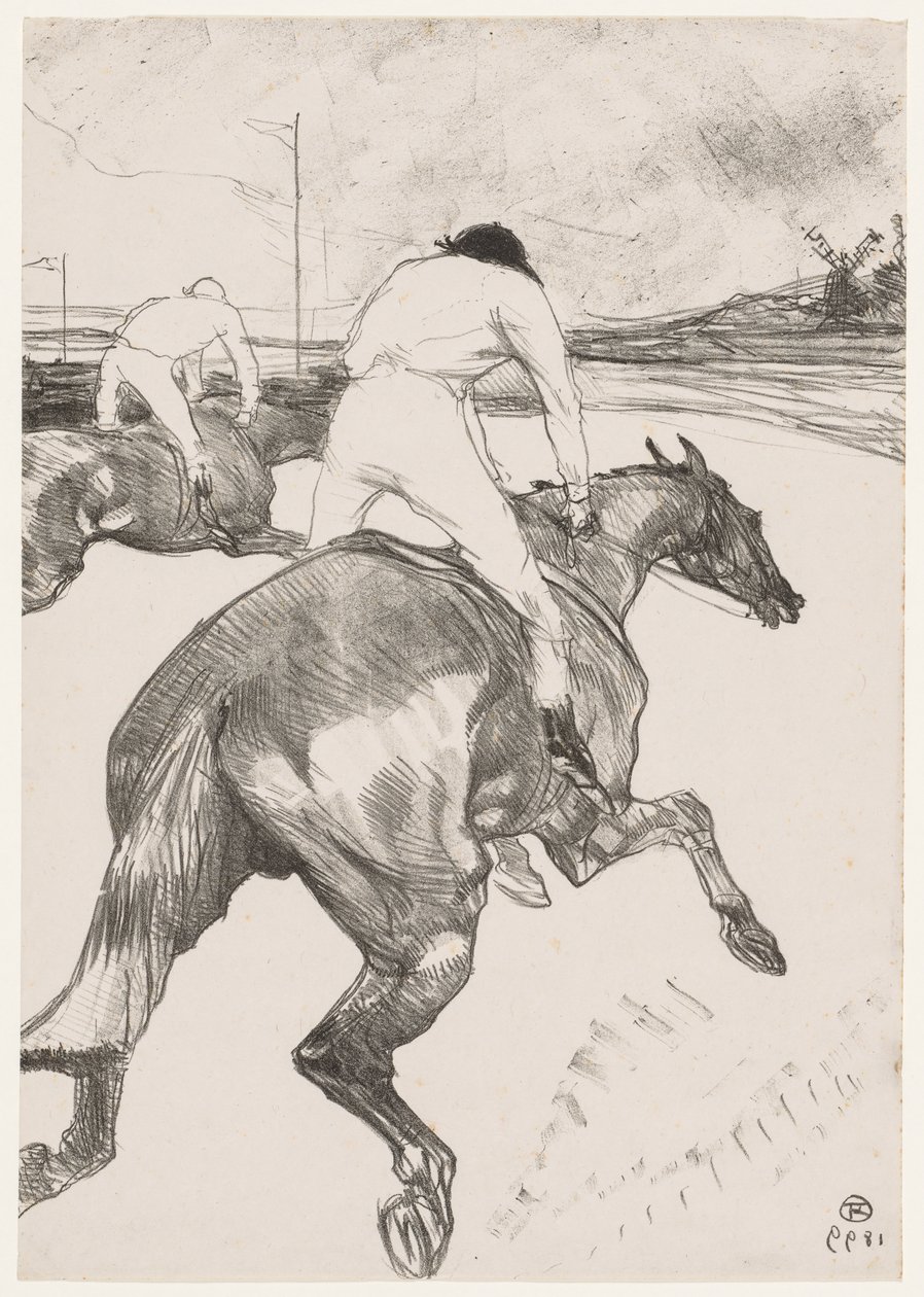 Le jockey - Henri de Toulouse Lautrec