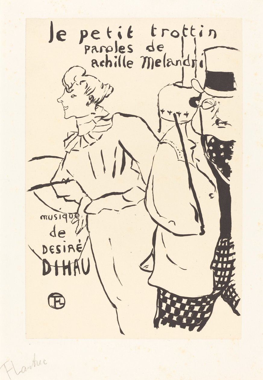 La petite commissionnaire (Le petit trottin) - Henri de Toulouse Lautrec