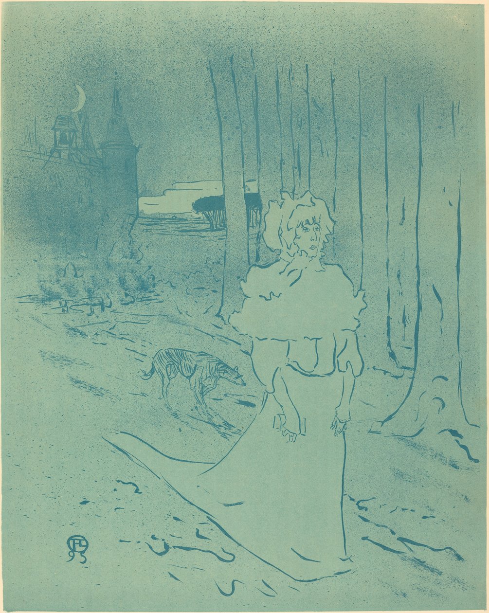 La châtelaine ou le tocsin - Henri de Toulouse Lautrec