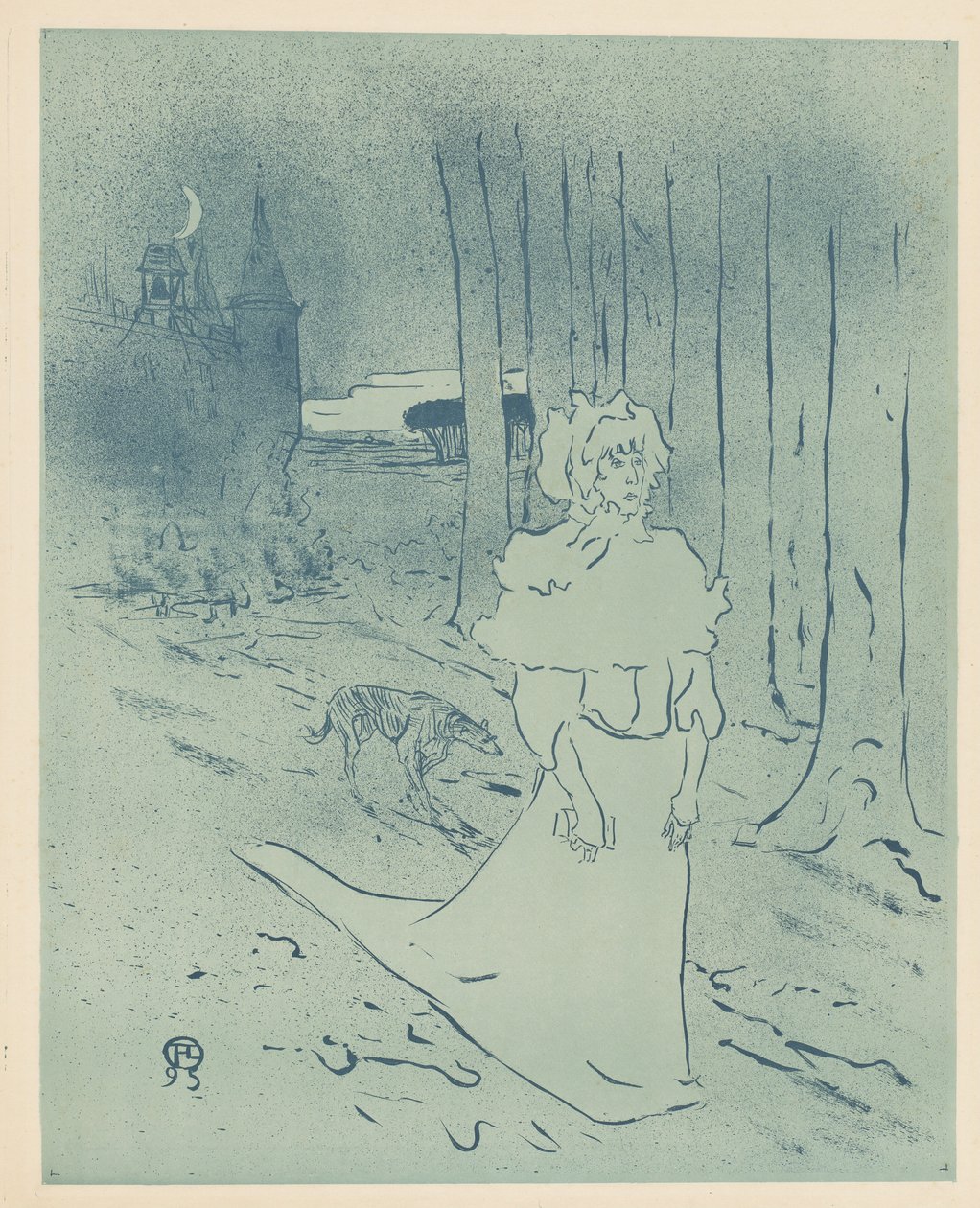 La châtelaine ou le tocsin, 1895 - Henri de Toulouse Lautrec