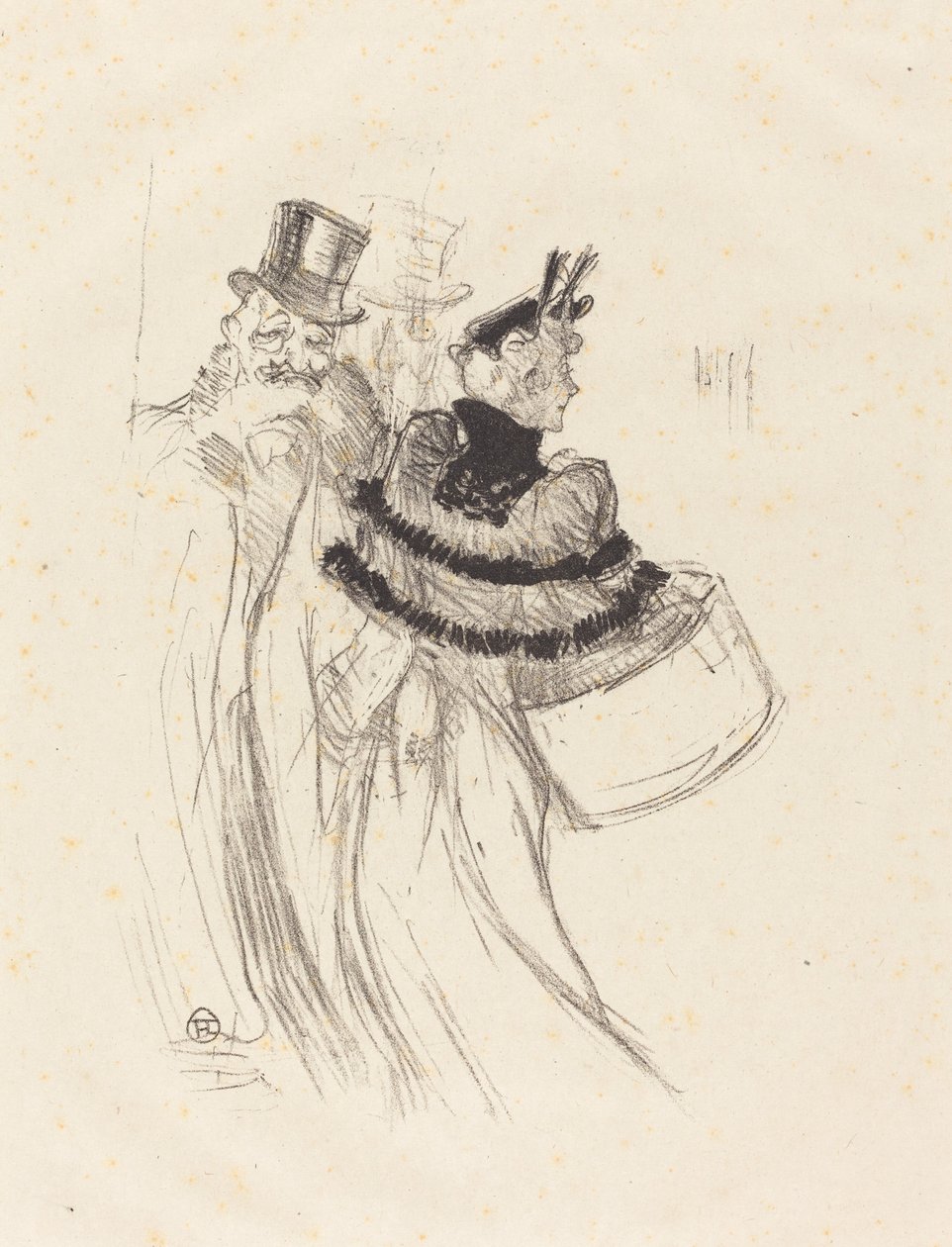Les vieux messieurs - Henri de Toulouse Lautrec