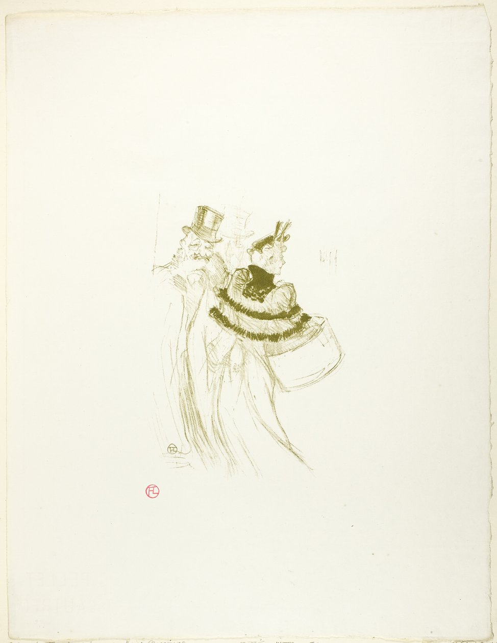 Les vieux messieurs - Henri de Toulouse Lautrec