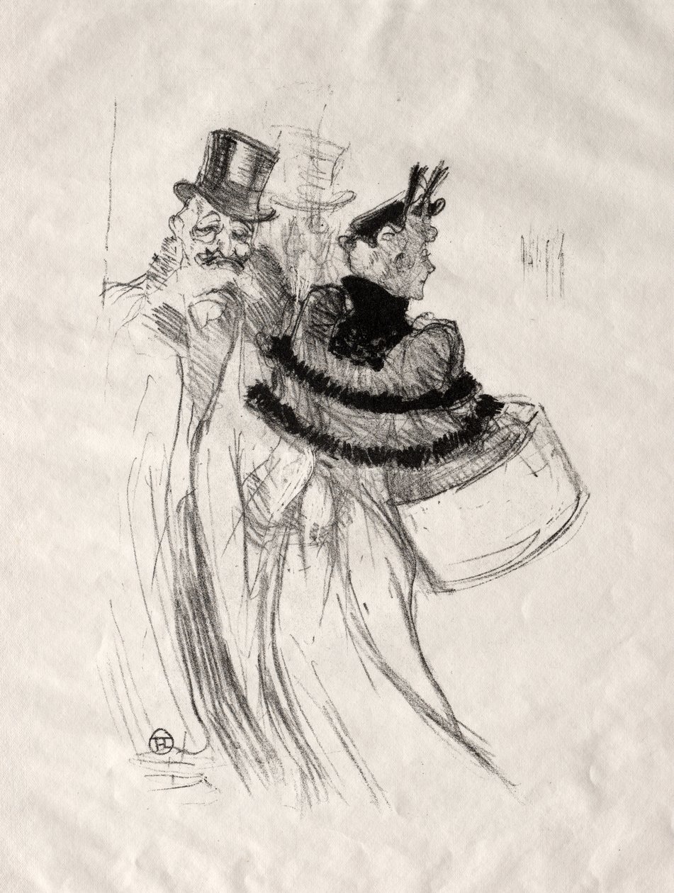 Le Vieux Monsieur - Henri de Toulouse Lautrec