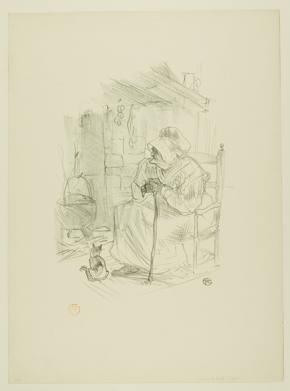 The Secret, from Mélodies de Désiré Dihau - Henri de Toulouse Lautrec