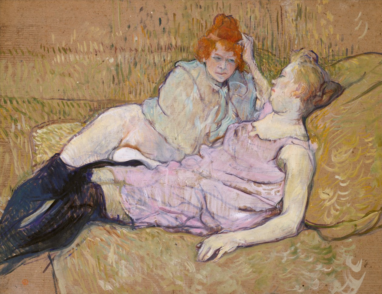 Le Sofa - Henri de Toulouse-Lautrec