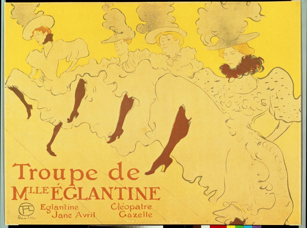 La Troupe de Mademoiselle Eglantine, 1896 - Henri de Toulouse Lautrec