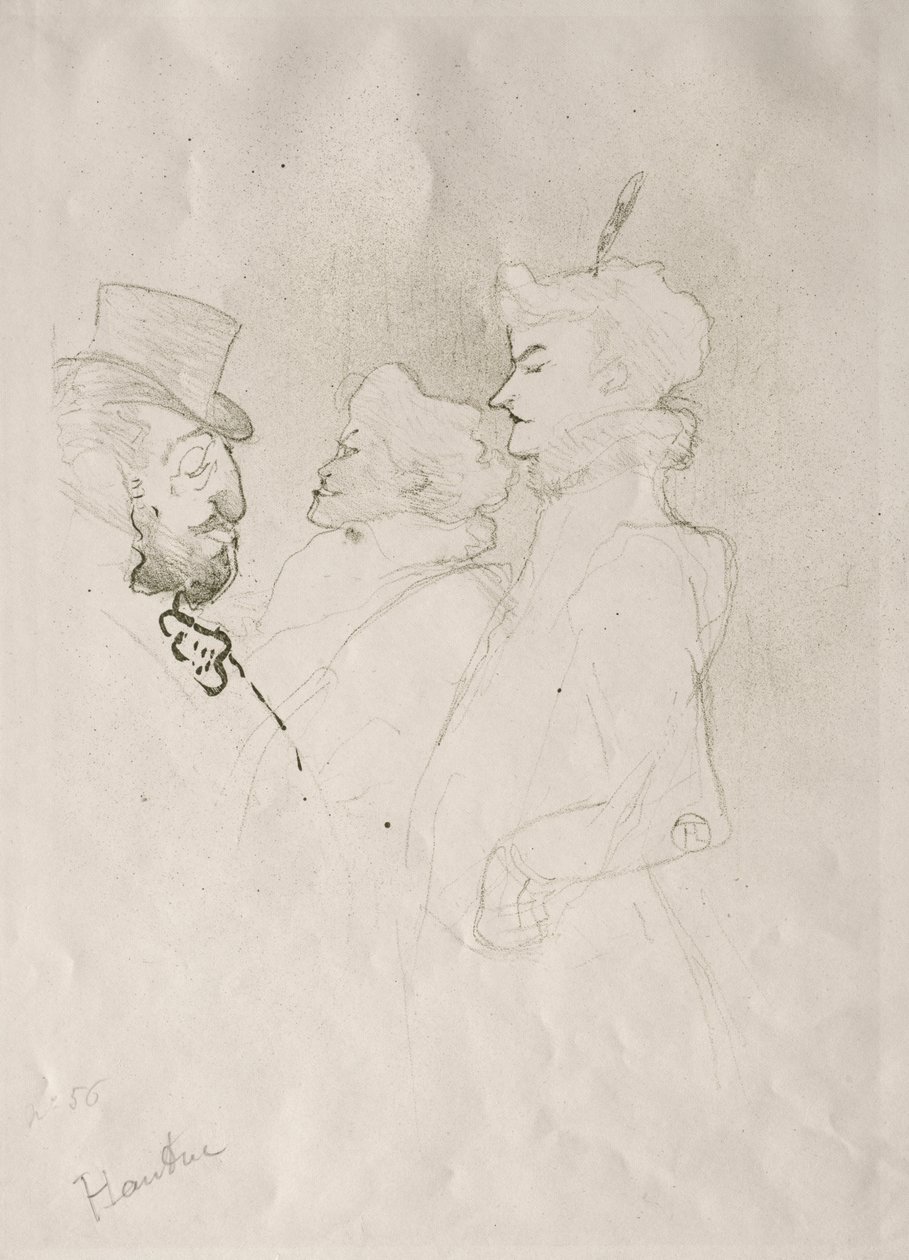 Pourquoi pas ? Une fois ne constitue pas une habitude - Henri de Toulouse Lautrec