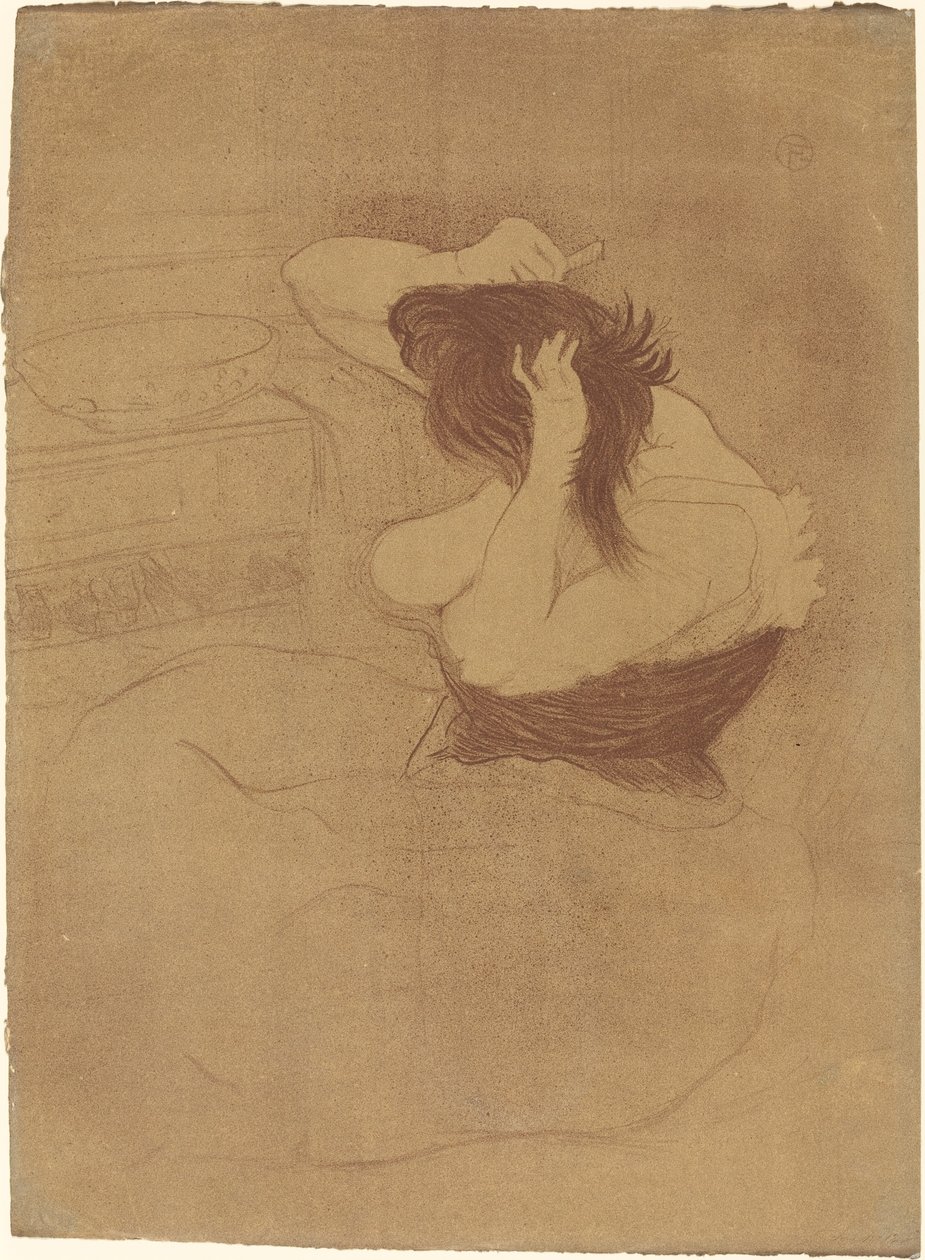 Femme qui se peigne, 1896 - Henri de Toulouse Lautrec