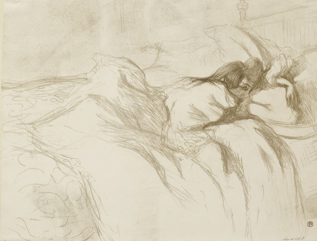 Femme allongée - Réveil - Henri de Toulouse Lautrec