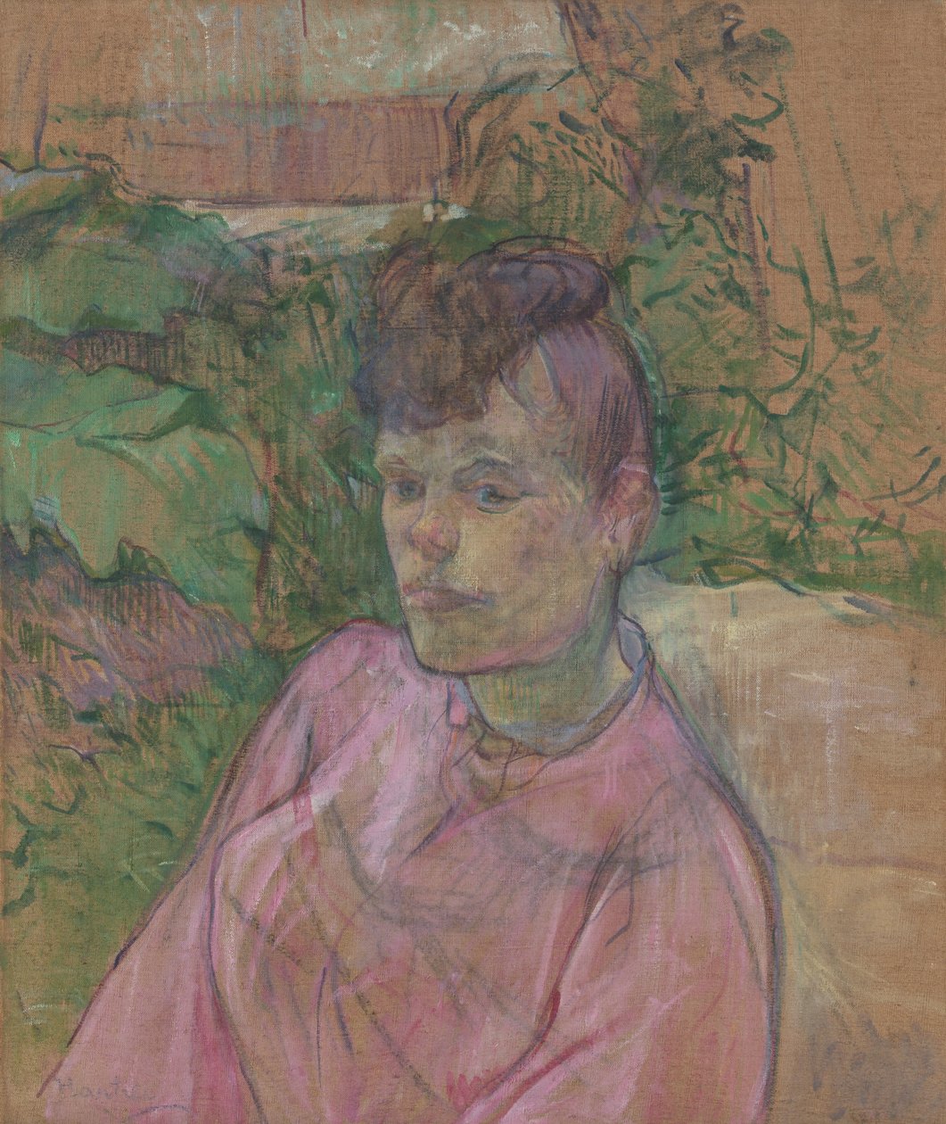 Femme dans le jardin de Monsieur Forest, 1889-91 - Henri de Toulouse Lautrec