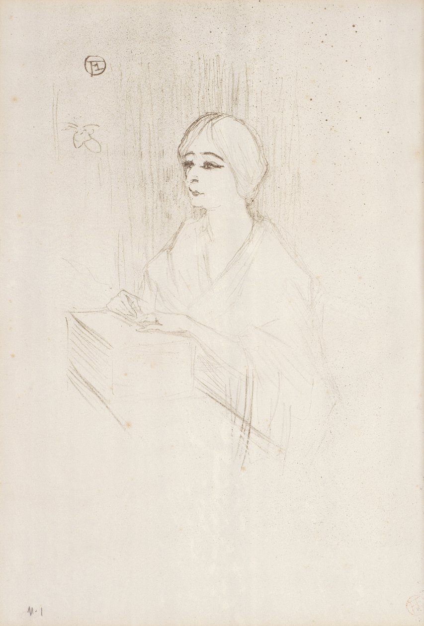 Yahne dans sa loge, 1895 - Henri de Toulouse Lautrec