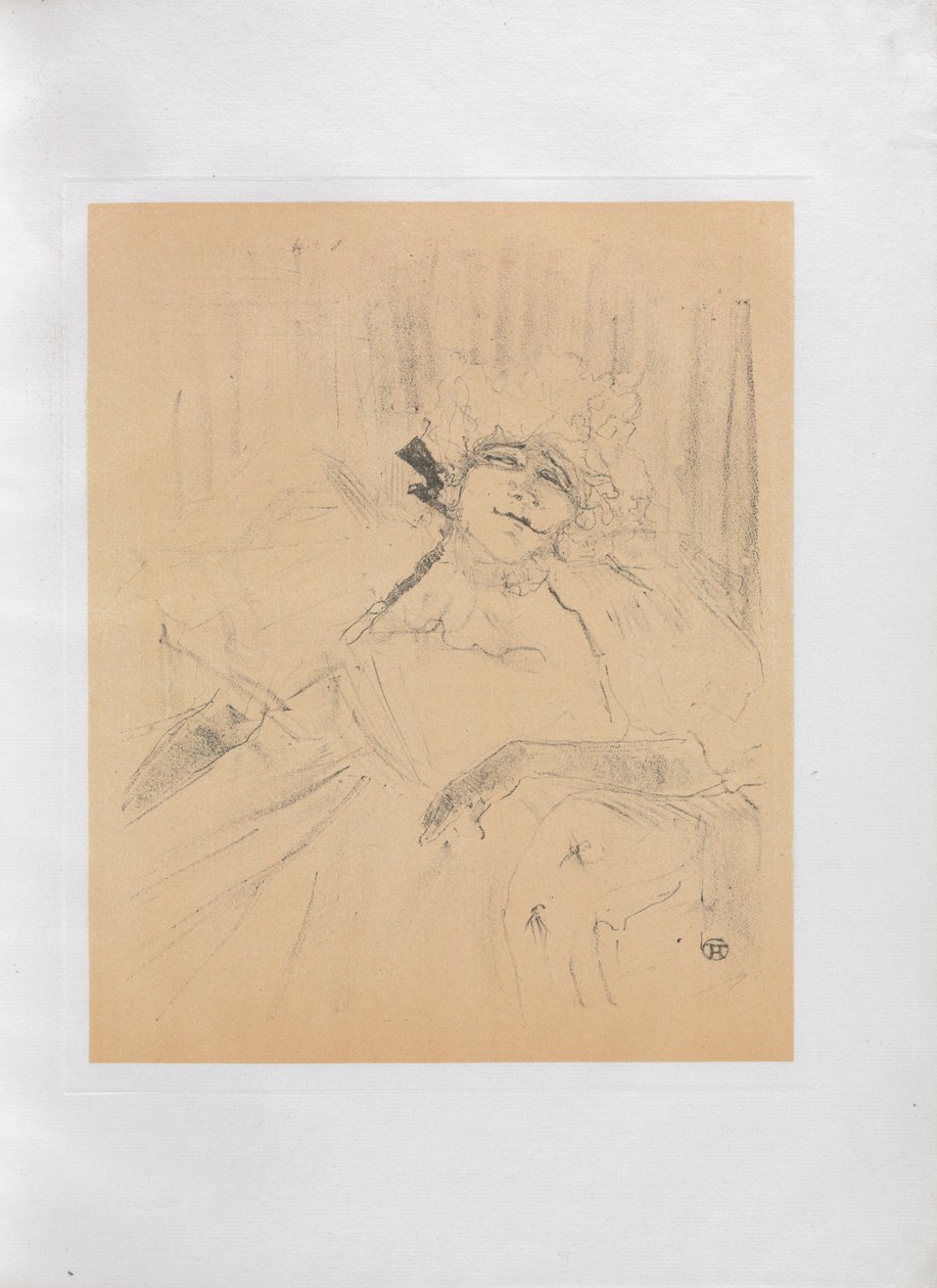 Yvette Guilbert-Série anglaise: Chanson ancienne - Henri de Toulouse Lautrec