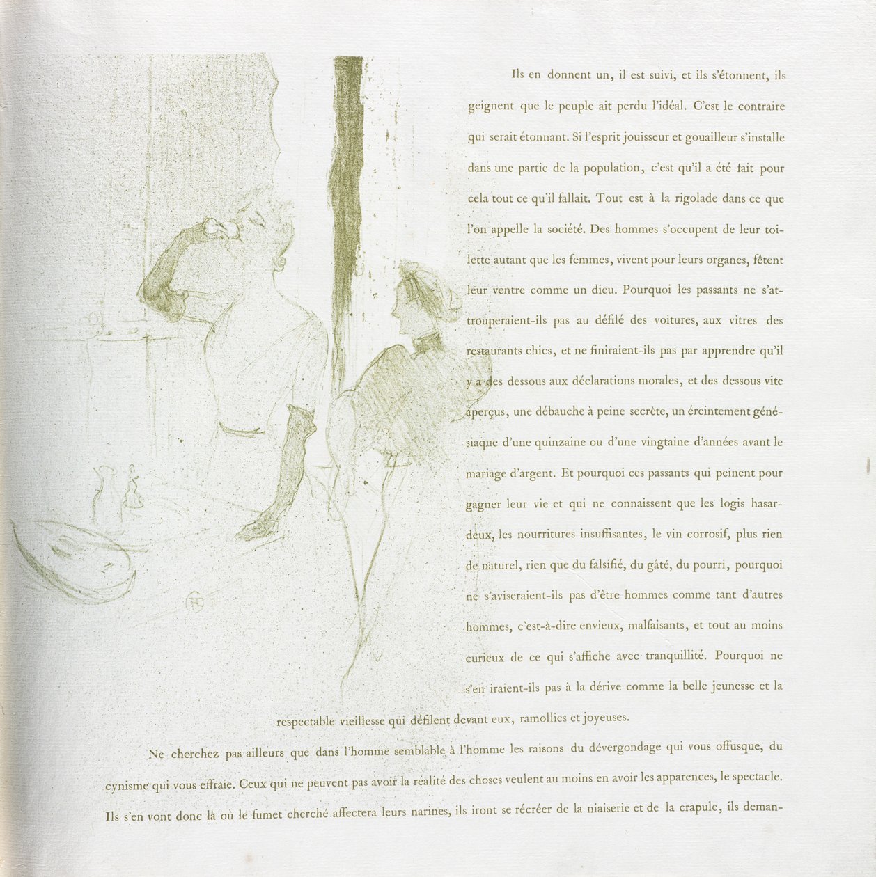 Yvette Guilbert-Série Française : No. 14, 1894 - Henri de Toulouse Lautrec