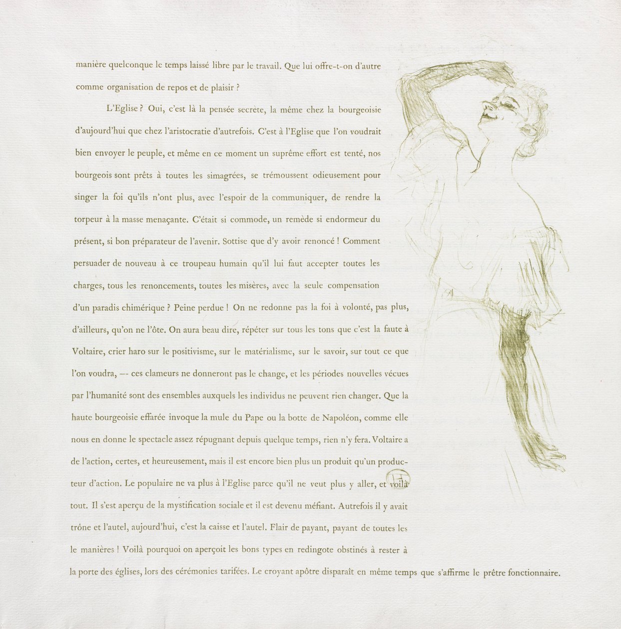 Yvette Guilbert-Série française : No. 7, 1894 - Henri de Toulouse Lautrec