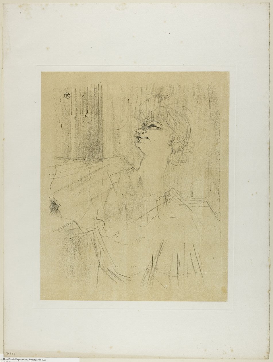 Yvette Guilbert—À Ménilmontant de Bruant, de Yvette Guilbert - Henri de Toulouse Lautrec