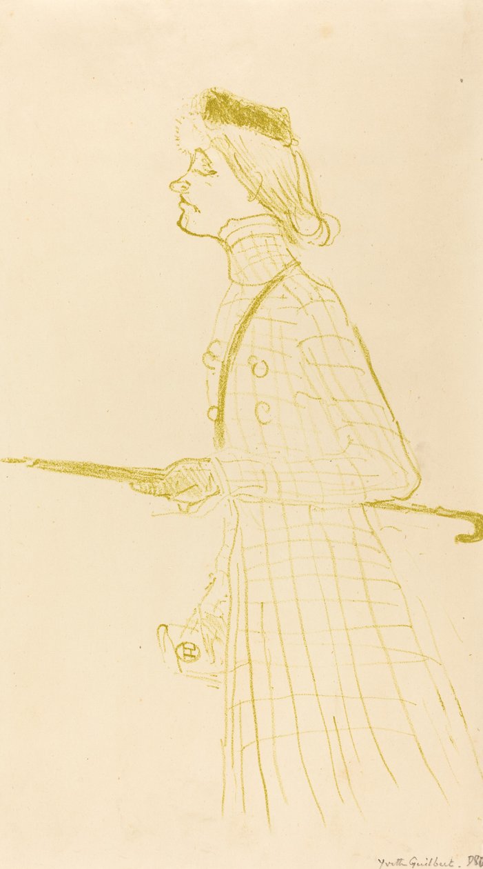 Yvette Guilbert - Henri de Toulouse Lautrec