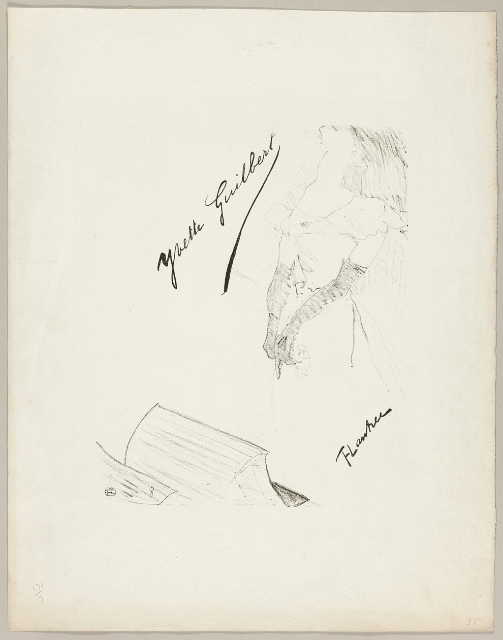 Yvette Guilbert - Henri de Toulouse Lautrec
