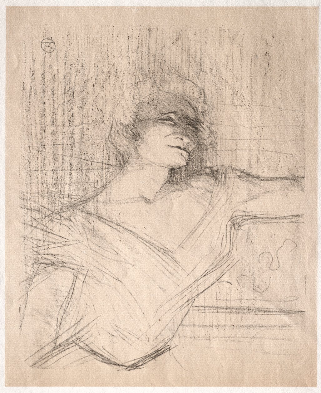 Yvette Guilbert : Dans la glu, 1898 - Henri de Toulouse Lautrec