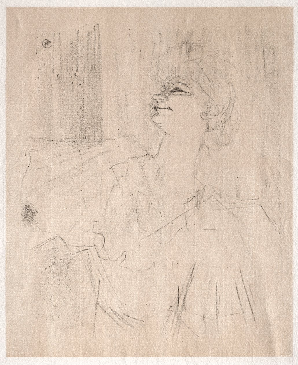 Yvette Guilbert: à Ménilmontant, de Bruant - Henri de Toulouse Lautrec