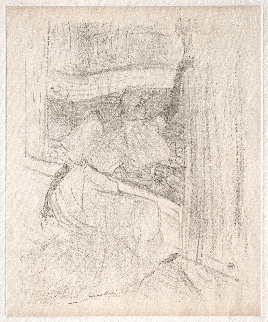 Yvette Guilbert : Saluant le public - Henri de Toulouse Lautrec