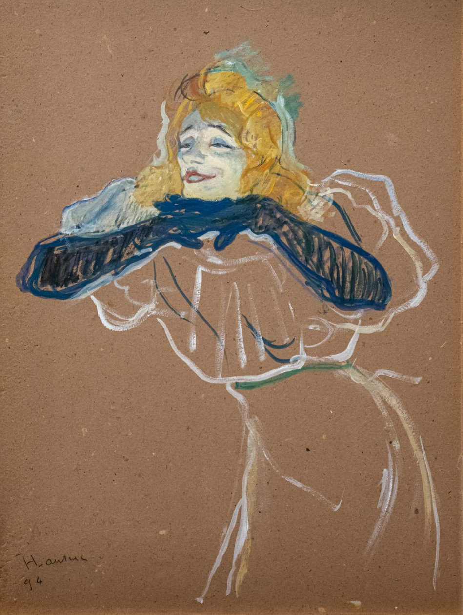 Yvette Guilbert chante "Linger, Longer, Loo" 1894 - Henri de Toulouse Lautrec