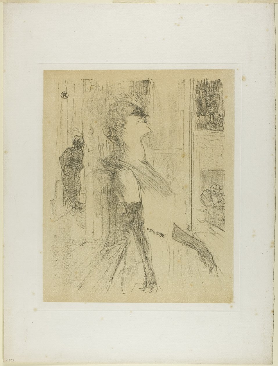 Yvette Guilbert sur scène, de Yvette Guilbert - Henri de Toulouse Lautrec