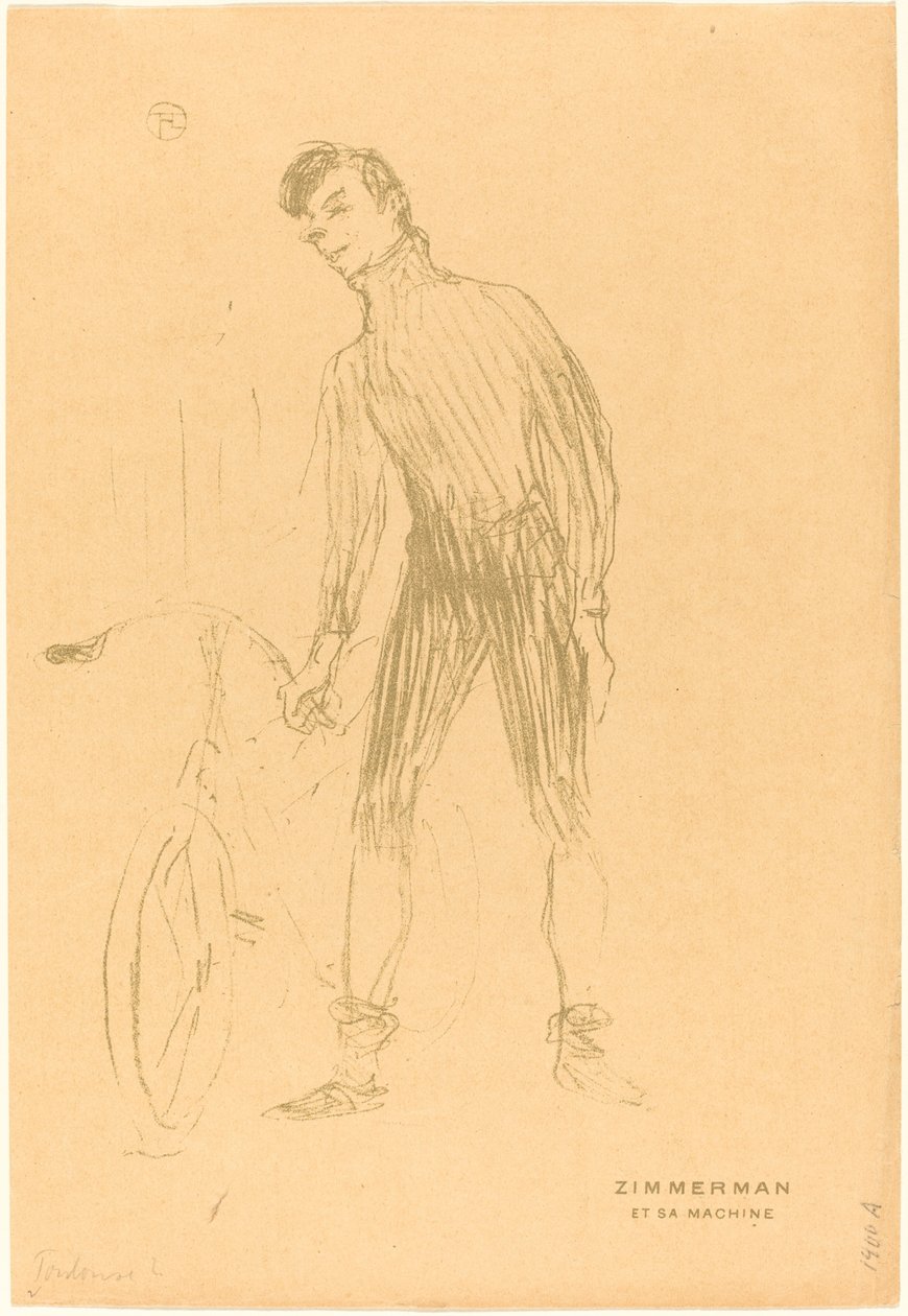 Zimmerman et sa machine - Henri de Toulouse Lautrec