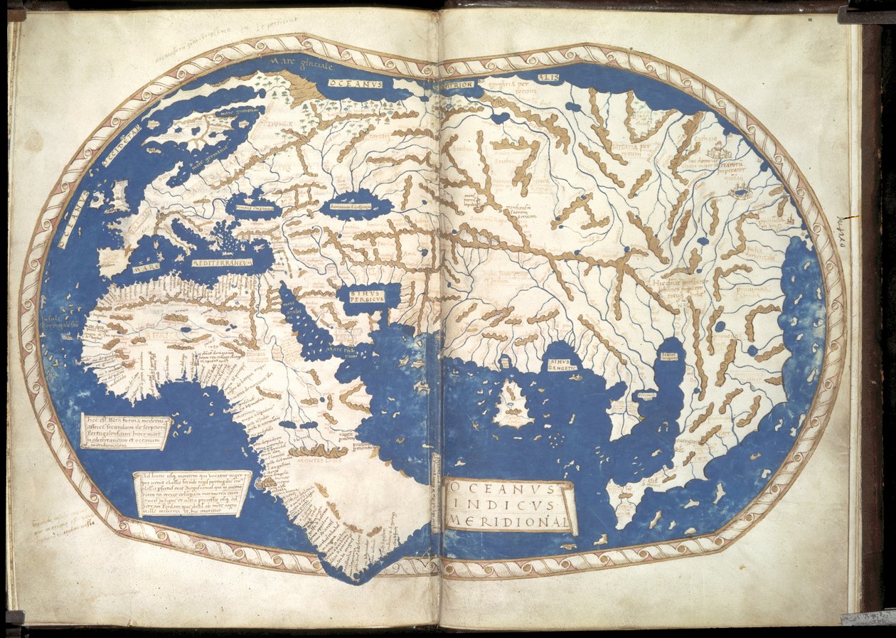 Carte du monde - Henricus Martellus Germanus