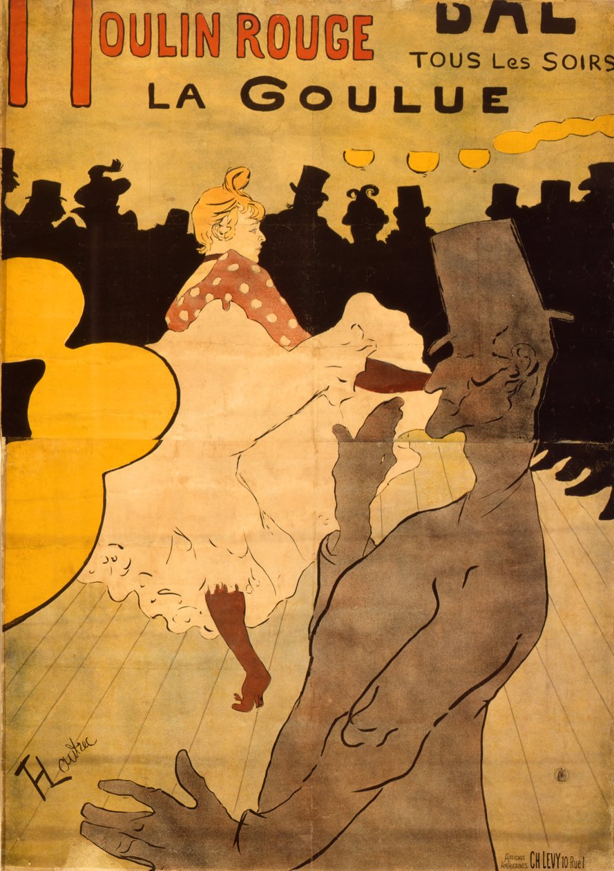 Moulin Rouge : La Goulue - Henri de Toulouse Lautrec