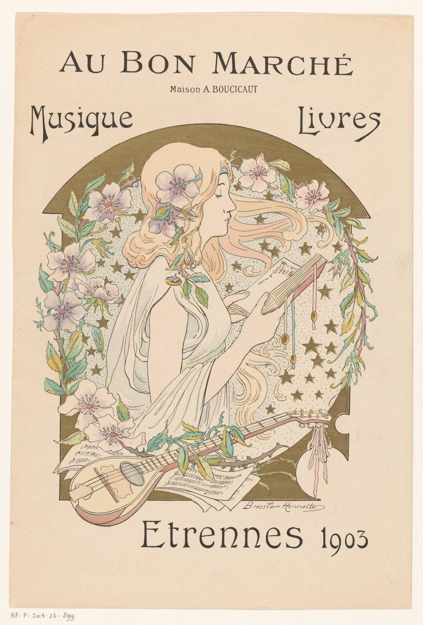 Femme avec un livre dans les mains - Henriette Bressler