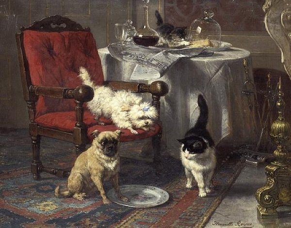 Un morceau de fromage - Henriëtte Ronner Knip
