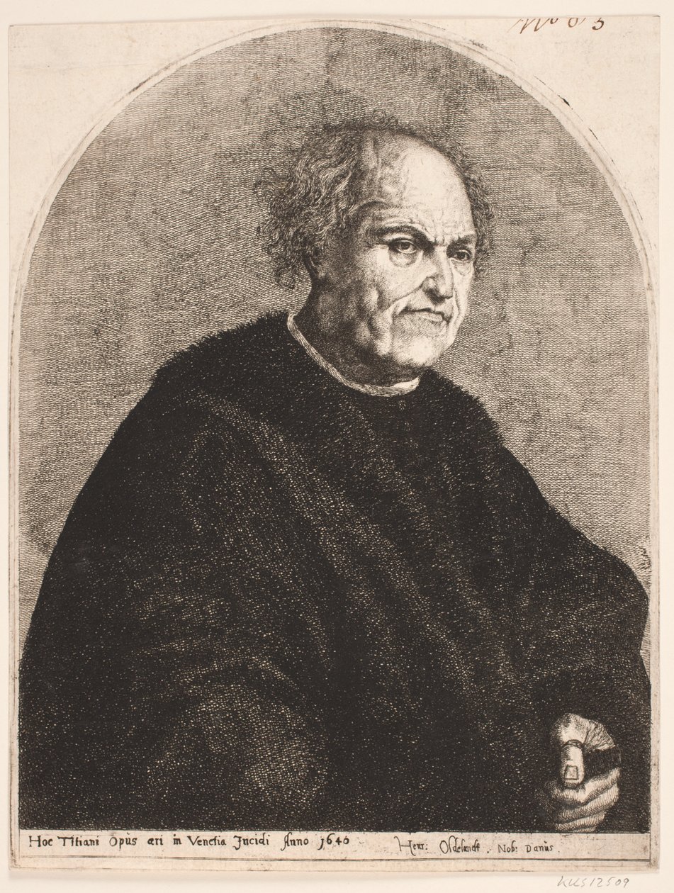 Vieil homme en manteau de fourrure - Henrik Oldeland
